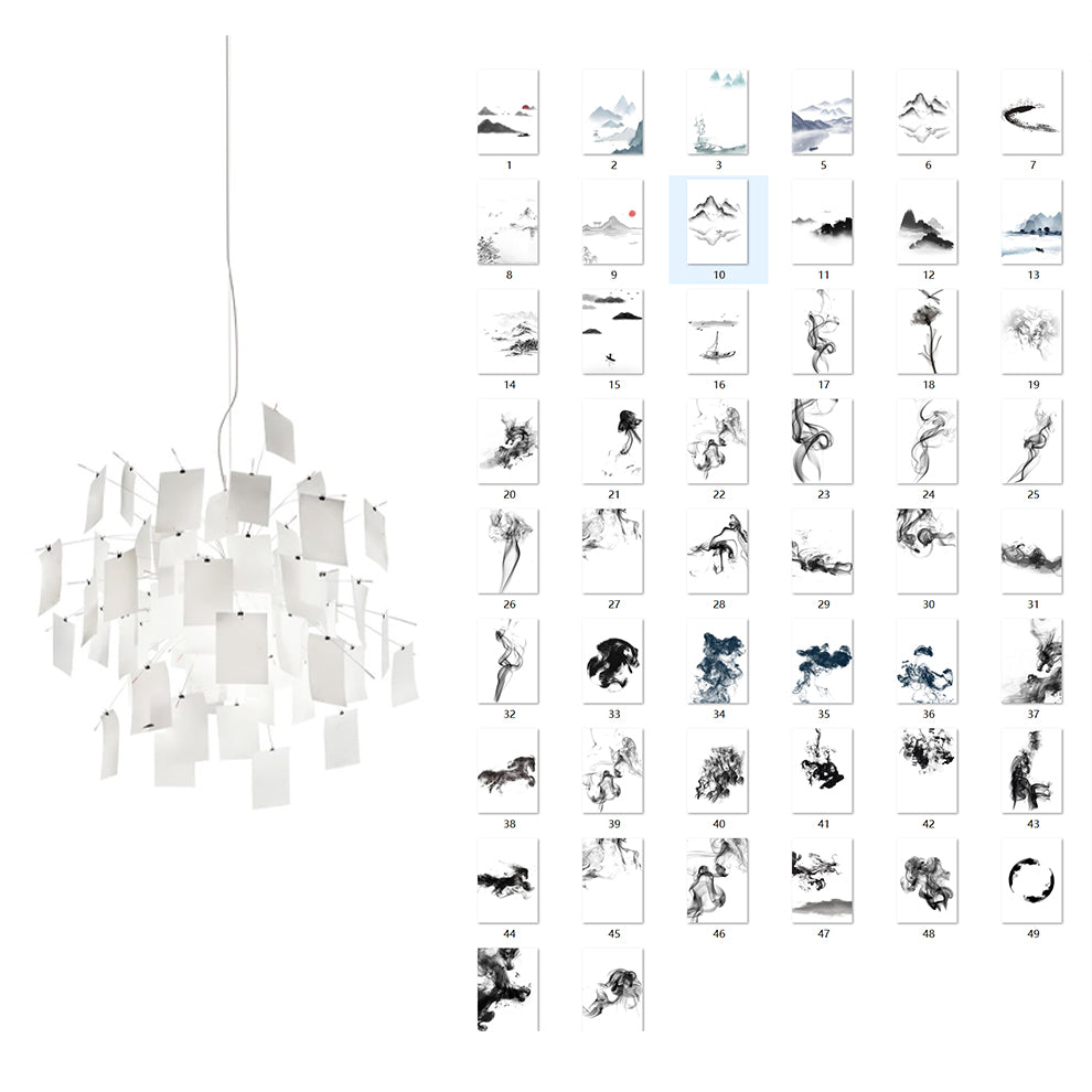 Luninena candelabru din hârtie