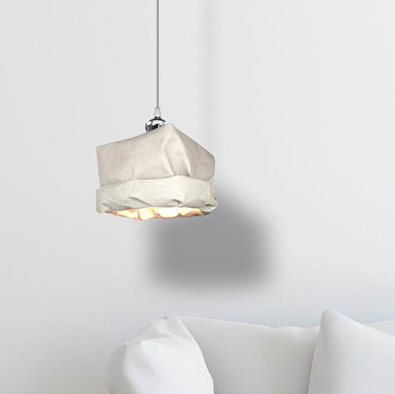 Valentina lampă suspendată Vintage Cup metal Hârtie living dormitor