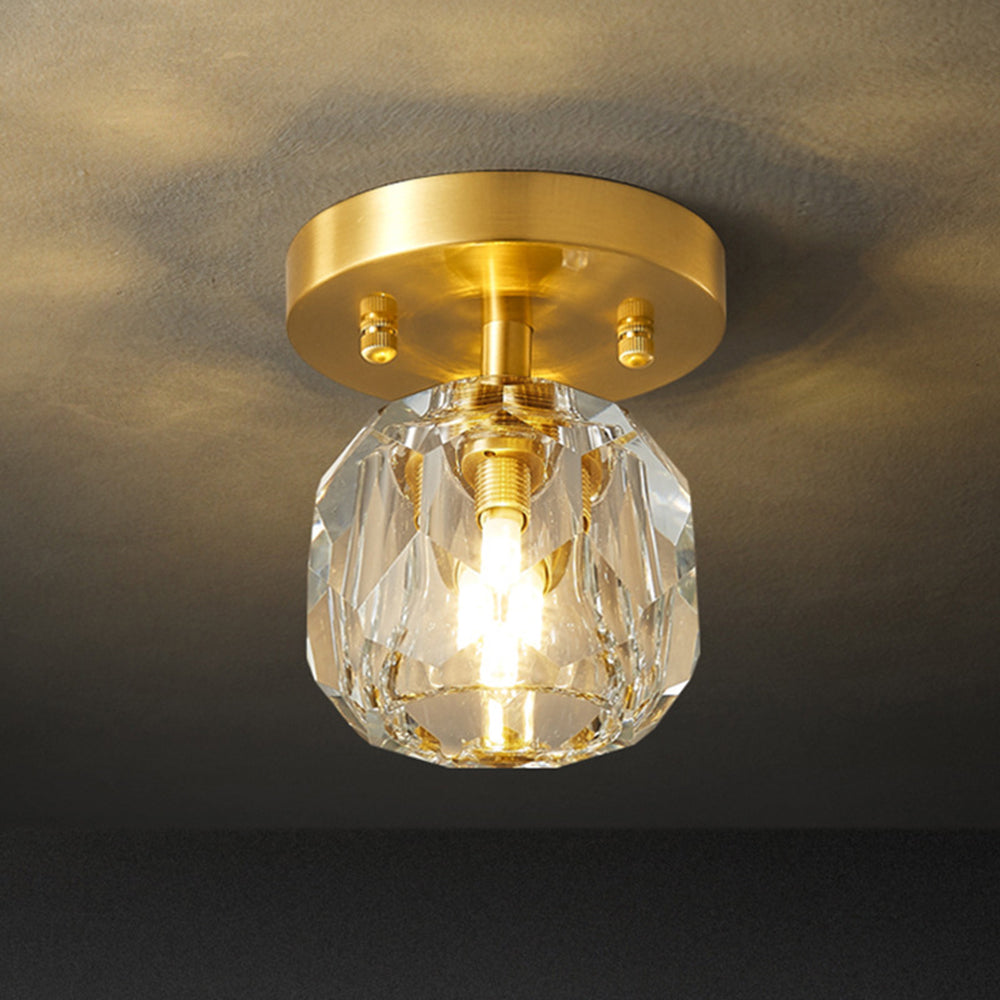 Kristy de lux Diamant metal/ plafonieră aplicată, Culoarea aurie