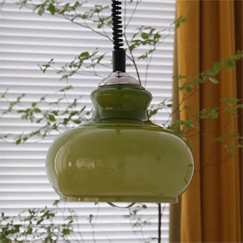 Valentina Retro Simplu lampă suspendată living Verde living