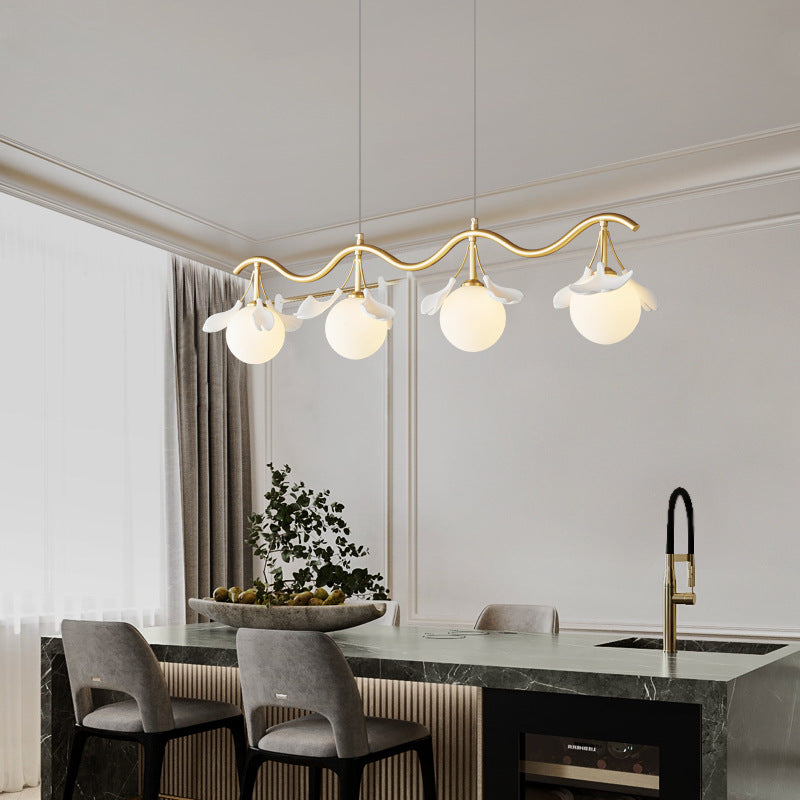 Olivia de lux minimalist candelabru Creative Leaf sticlă living