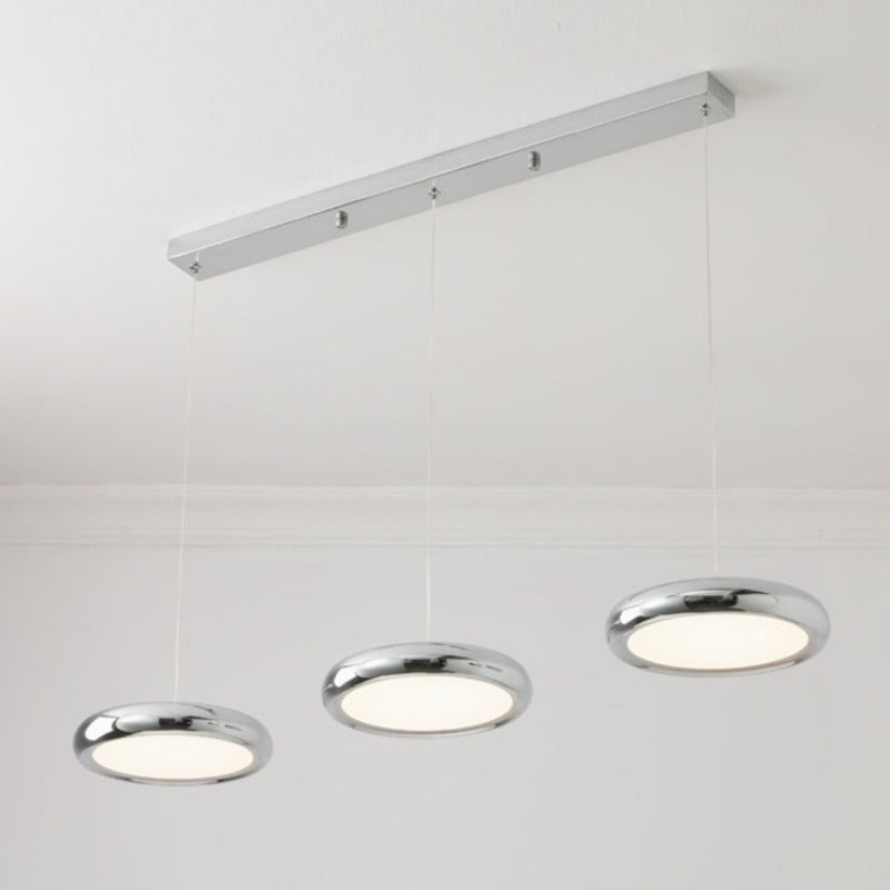 Aria lampă suspendată roșie și neagră și argintie din metal, modernă, minimalistă, pentru dormitor