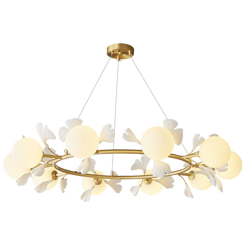 Olivia de lux minimalist candelabru Creative Leaf sticlă living