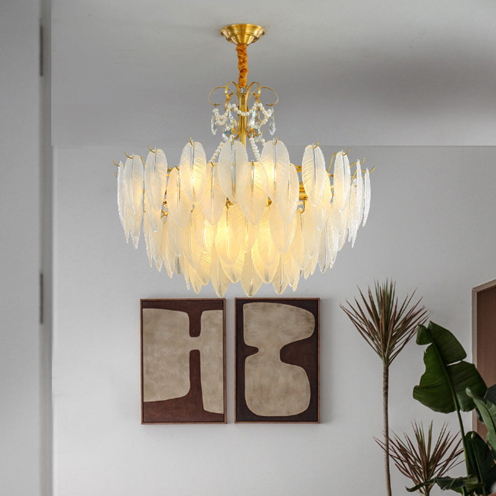 Kristy candelabru Elegant Pearl/sticlă/metal, alb