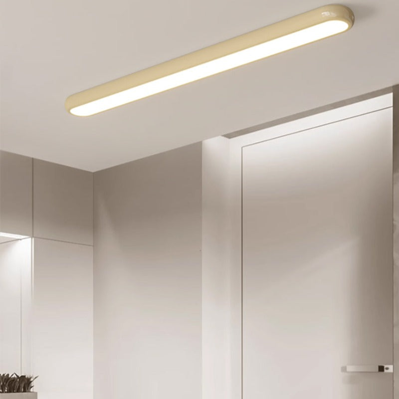 Arisha plafonieră aplicată LED modernă negru/galben/alb living