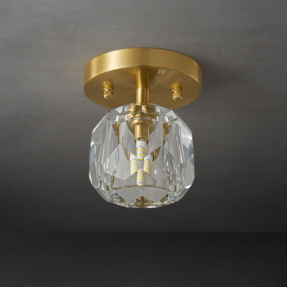 Kristy de lux Diamant metal/ plafonieră aplicată, Culoarea aurie