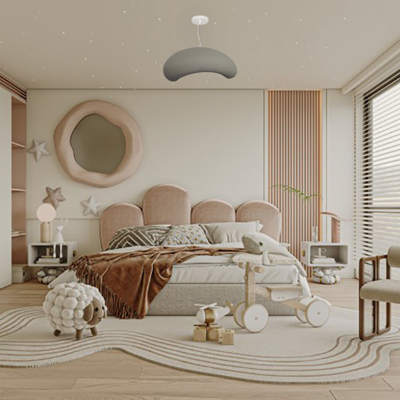 Avi lampă suspendată minimalistă în formă de piatră, albastru/gri