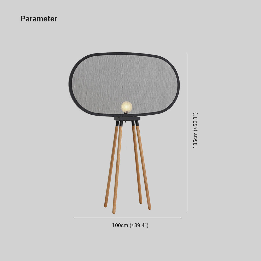 Cooley lampadar modern minimalist din metal și lemn