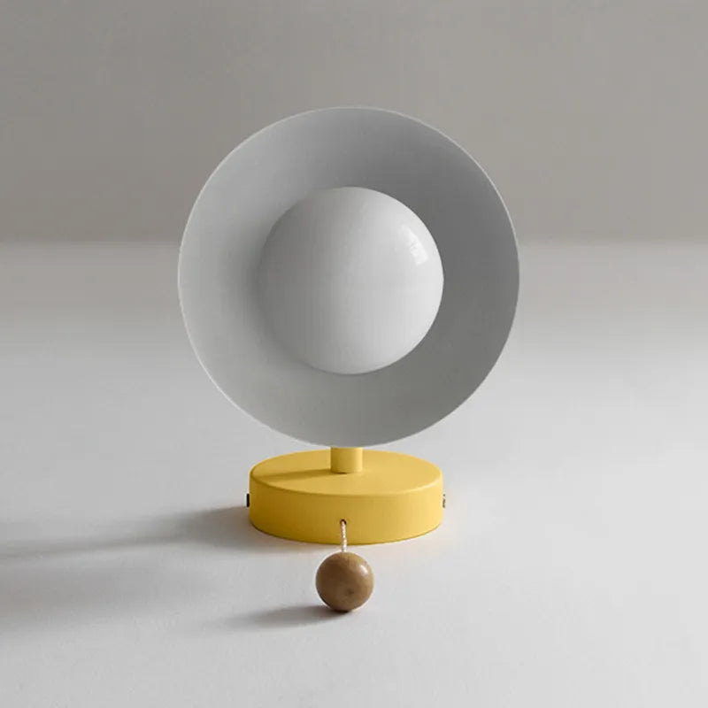 Valentina aplică de perete LED modernă metal sticlă alb/galben/roz/verde, pentru dormitor