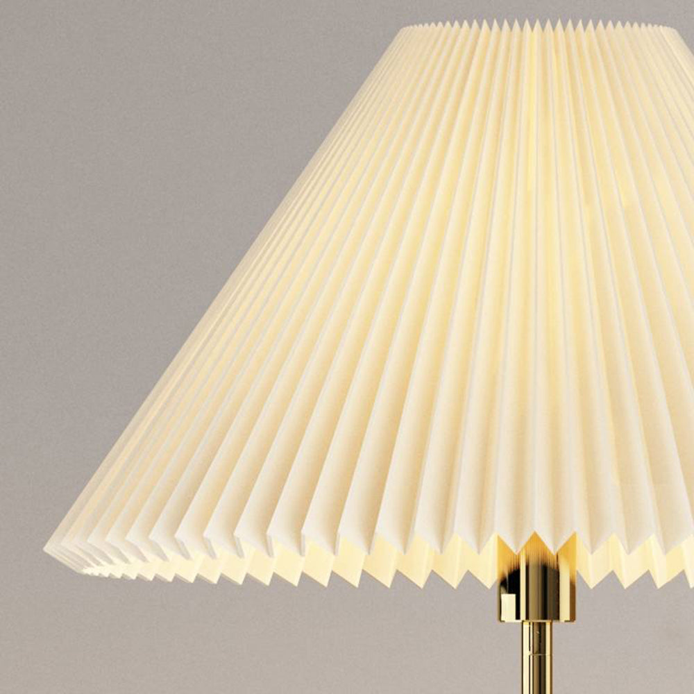 Ozawa lampadar cu plisuri din lemn natural, 2 Culoare
