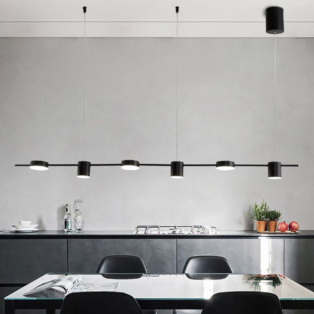 Arisha lampă suspendată minimalistă Multi metal, negru/Auri, în culoare aurie
