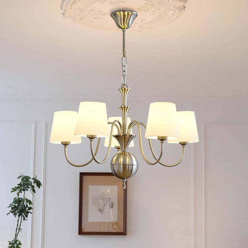 Silva candelabru din metal și sticlă, vintage, pentru birou și dormitor