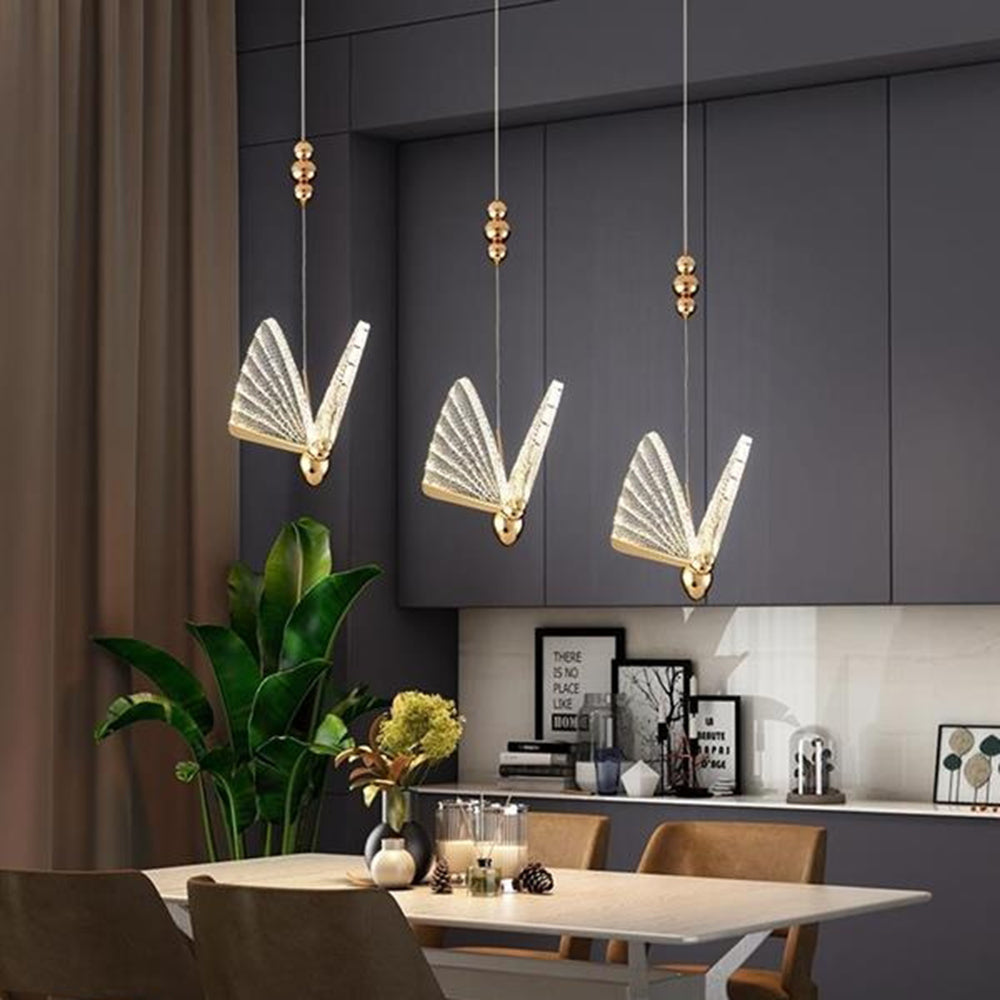 Candelabru modern în formă de fluture pentru masă și lampadar, 4 stiluri