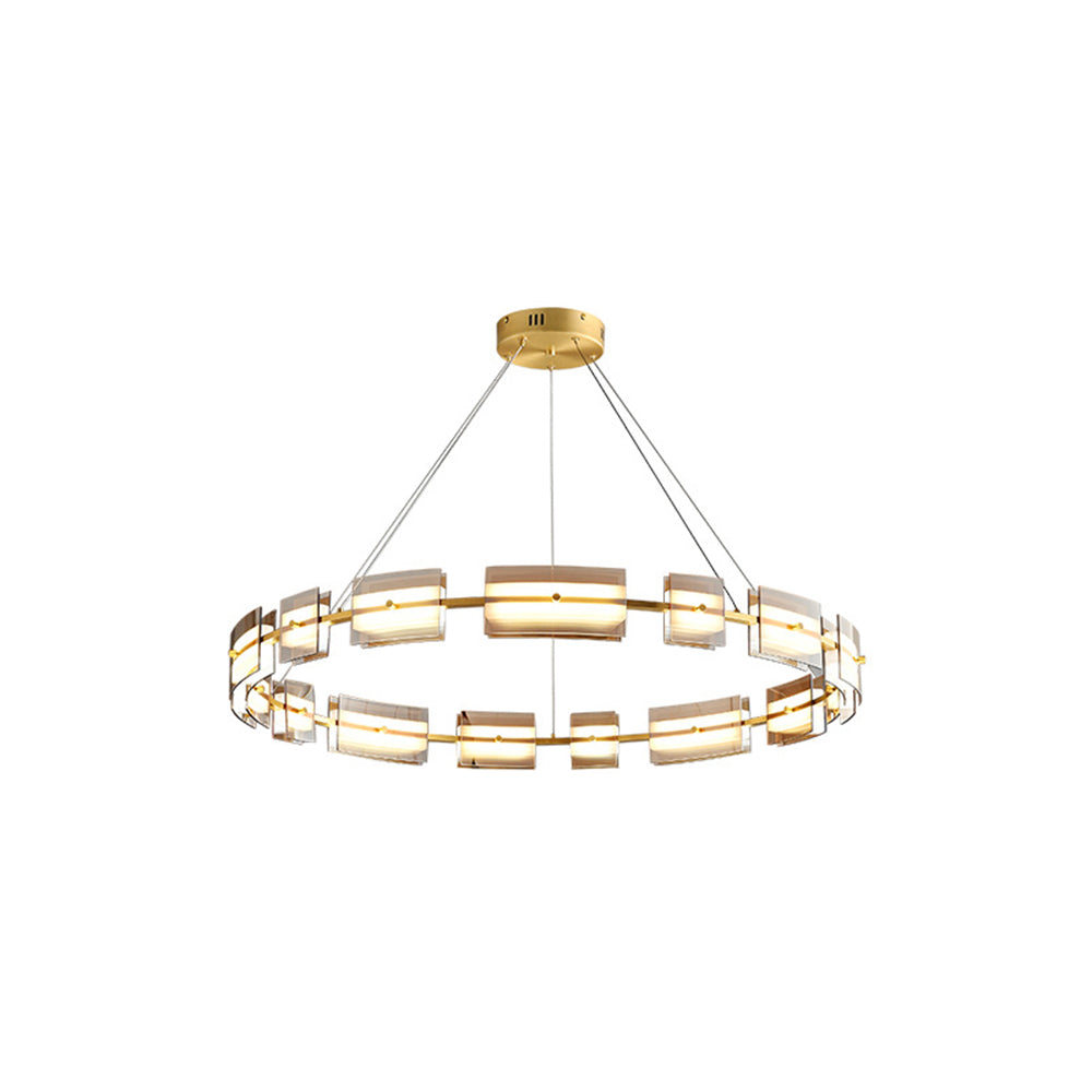 Arisha lampă suspendată minimalistă metal neagră cu finisaj auriu
