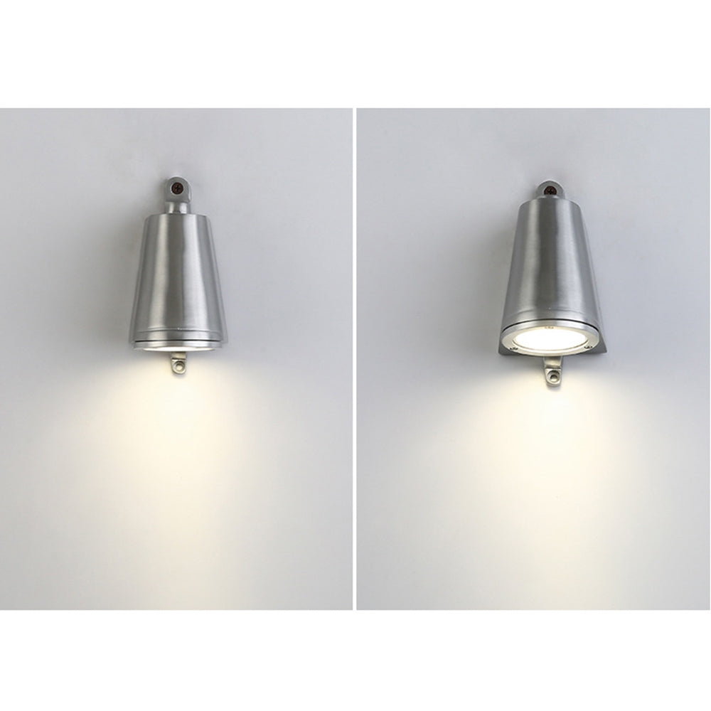 Ray aplică de perete industrială din metal, în formă de clopot, negru/gri/cupru/aluminiu