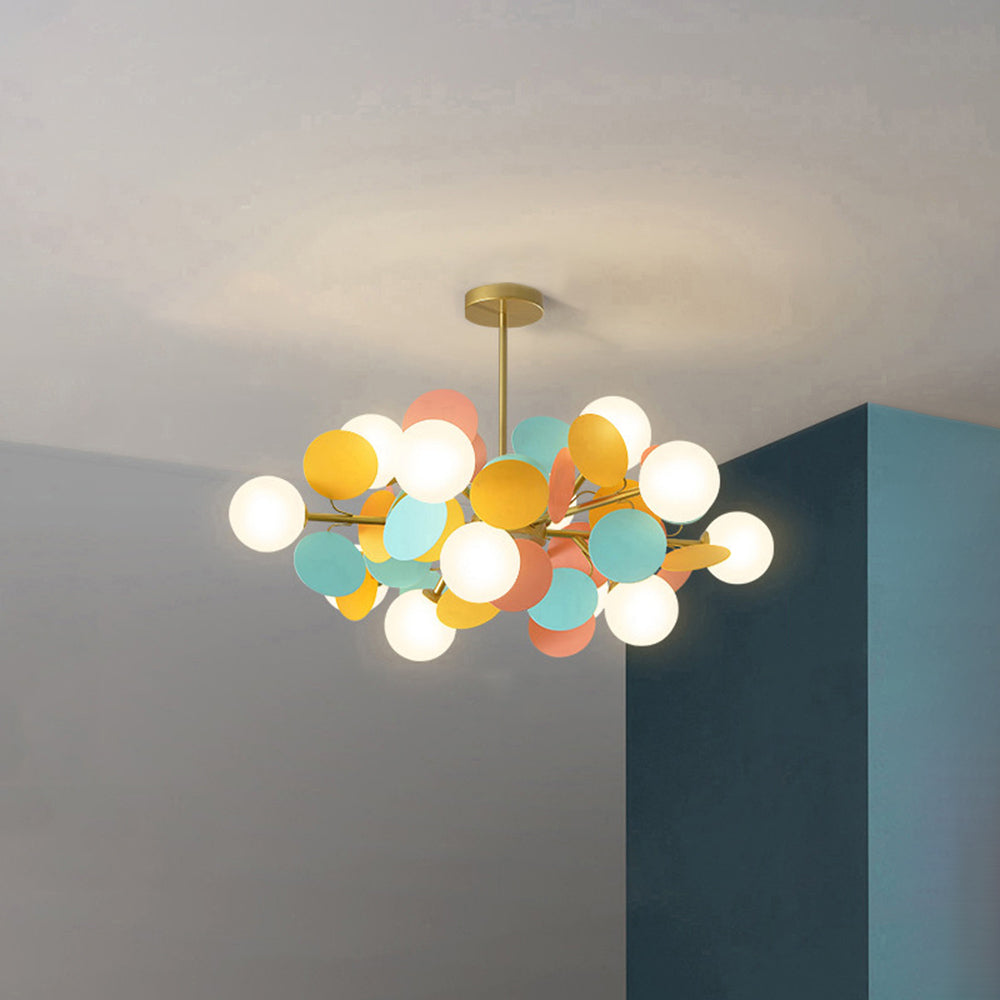 Nexen candelabru cu Ramură Florită Multicolorată pentru living
