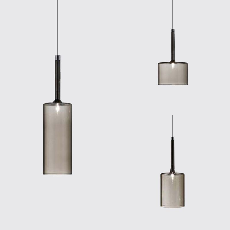 Valentina lampă suspendată minimalistă modernă din sticlă cu LED, 3 Stil
