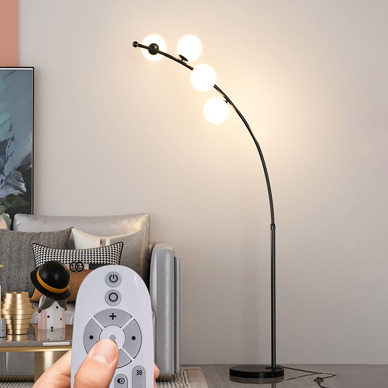 Valentina modern Arc Multi Head Bubble lampadar negru/Aur