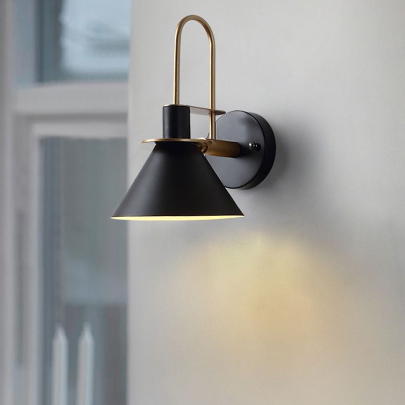 Valentina Vintage Horn formă metal aplică de perete pentru living/cameră de zi/baie, pentru dormitor