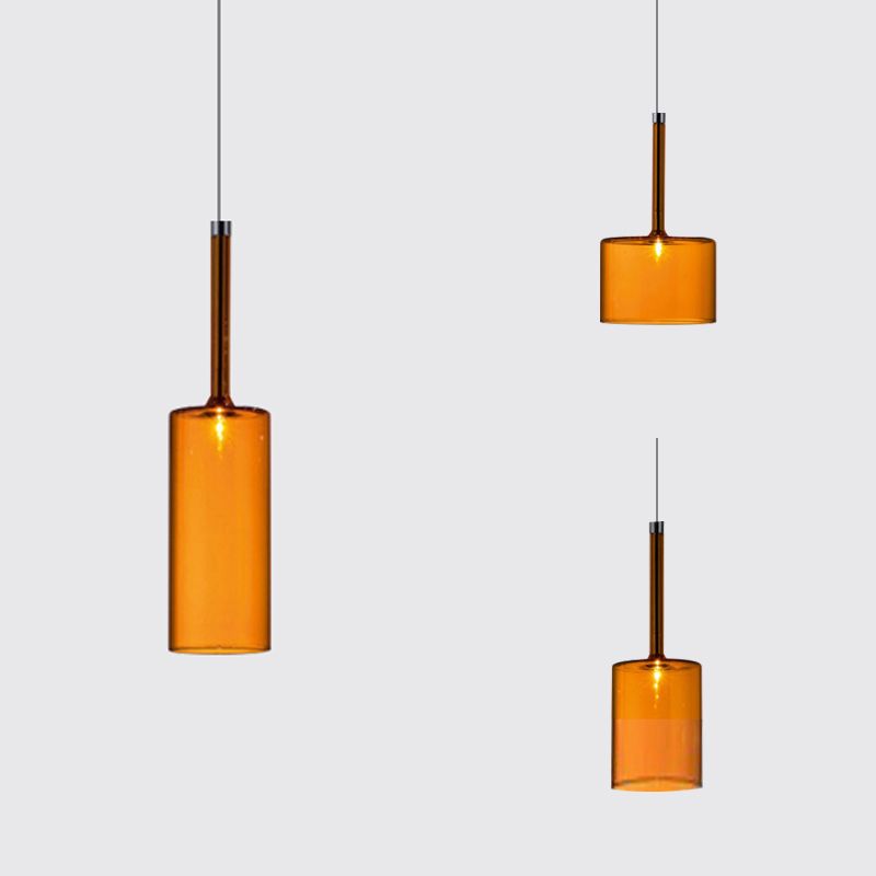 Valentina lampă suspendată minimalistă modernă din sticlă cu LED, 3 Stil