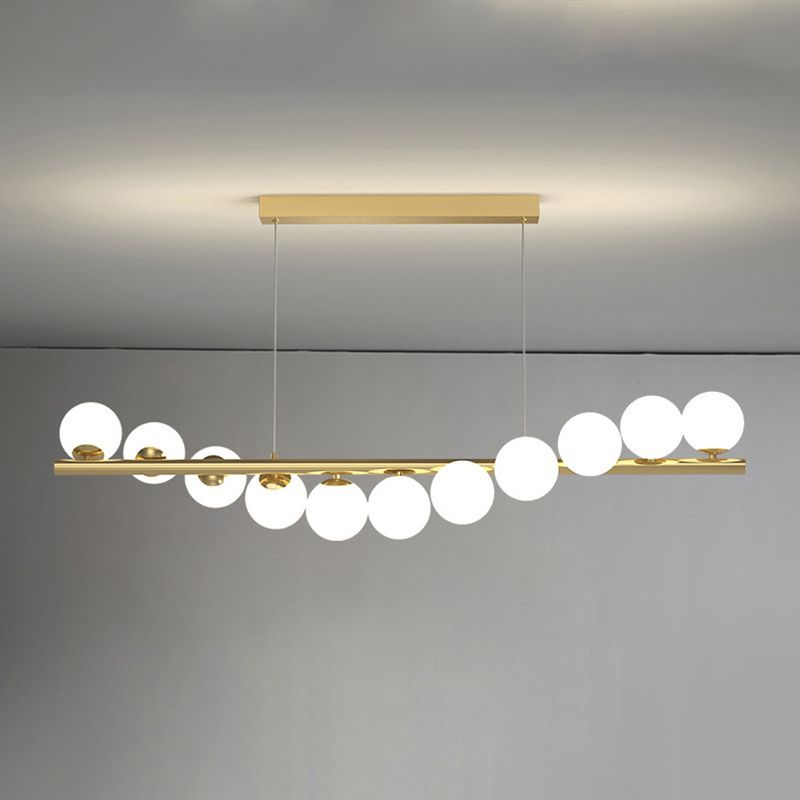 Valentina lampă suspendată Nordic Linear LED, 7/9/11 surse de lumină