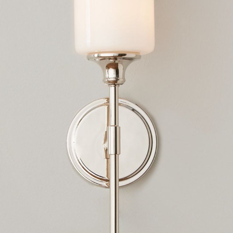 Tiffany Nordic oglindă metal sticlă Minimalism aplică de perete, negru/Argintiu