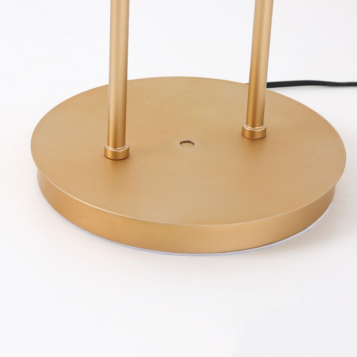 Salgado lampadar auriu din metal, minimalist, pentru living
