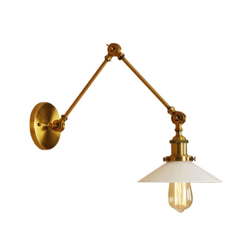 Silva aplică de perete Retro Abajur Formă Scaun metal Cablu Reglabil 2 Culoare, dormitor
