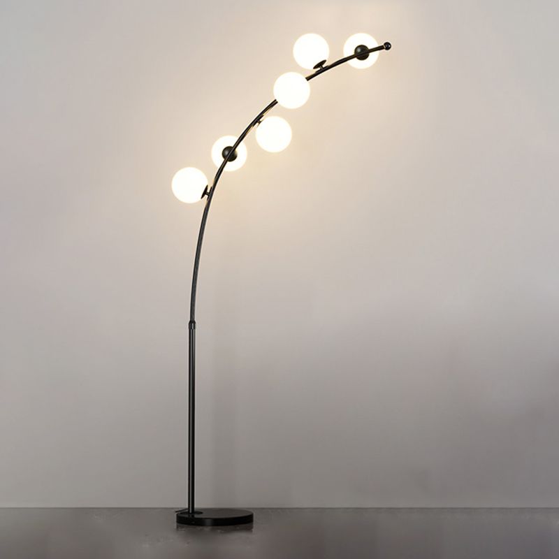 Valentina modern Arc Multi Head Bubble lampadar negru/Aur