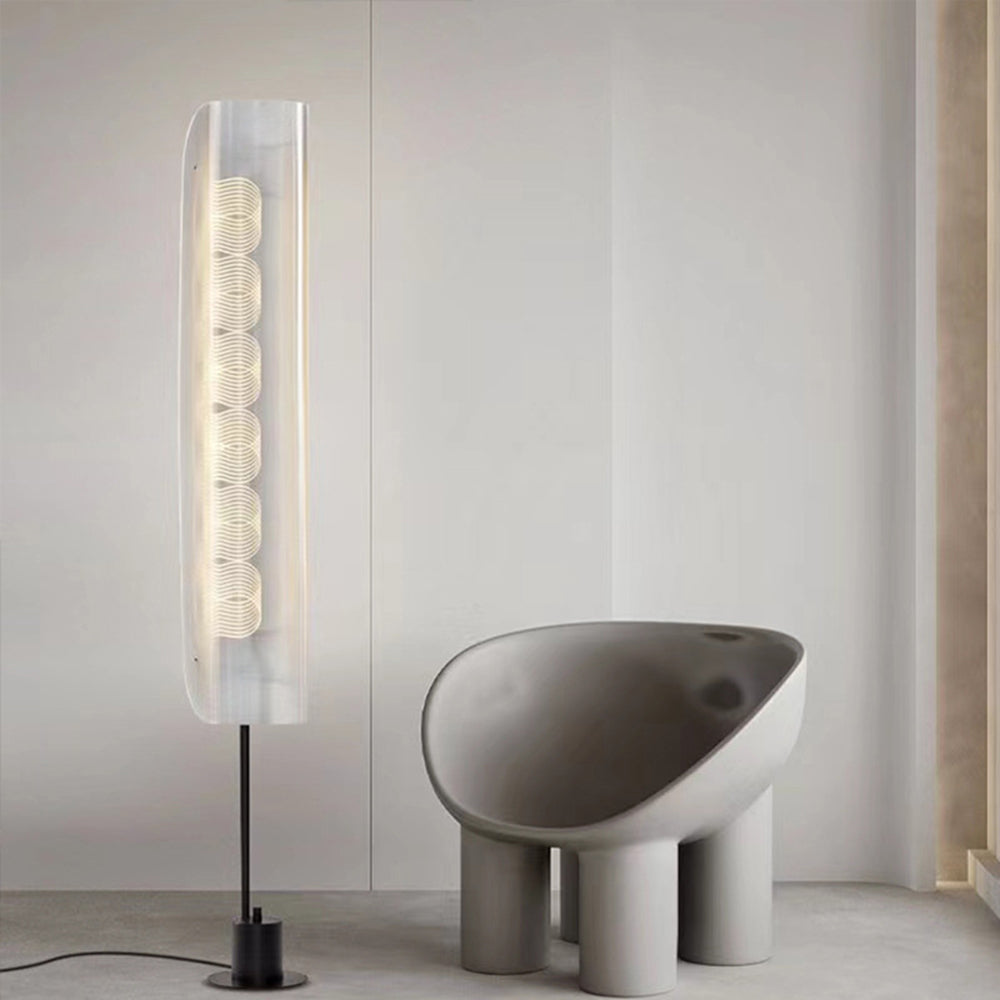 Salgado lampadar minimalist în Stil Nordic alb din metal și