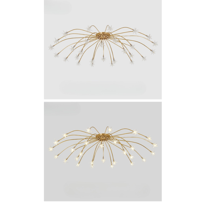 Arisha plafonieră aplicată Art Deco Starry