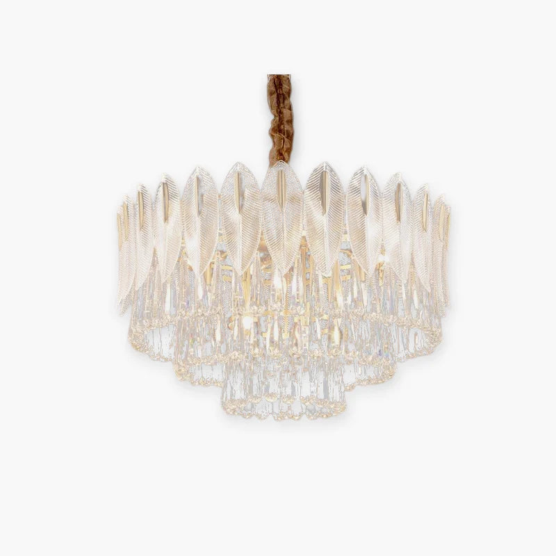 Arisha de lux Feather cristal candelabru, living