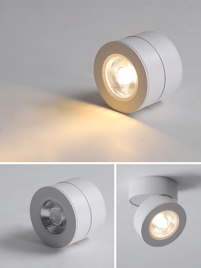 Kex lampă de tavan LED rotativă circulară reglabilă