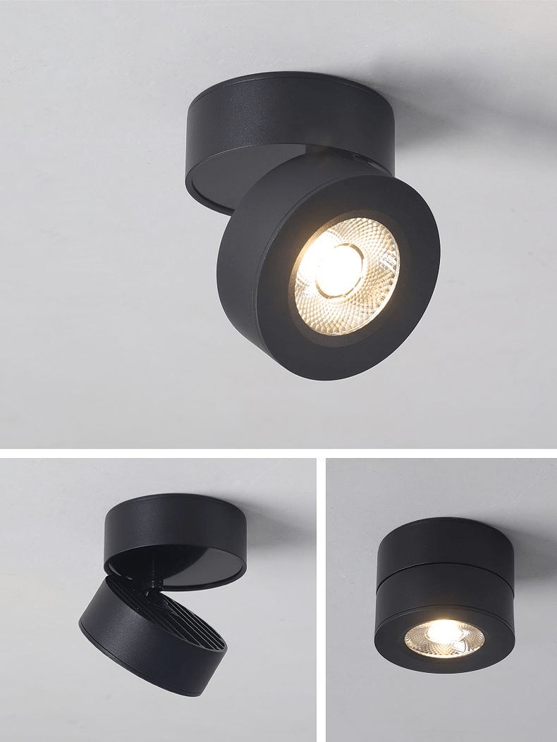 Kex lampă de tavan LED rotativă circulară reglabilă