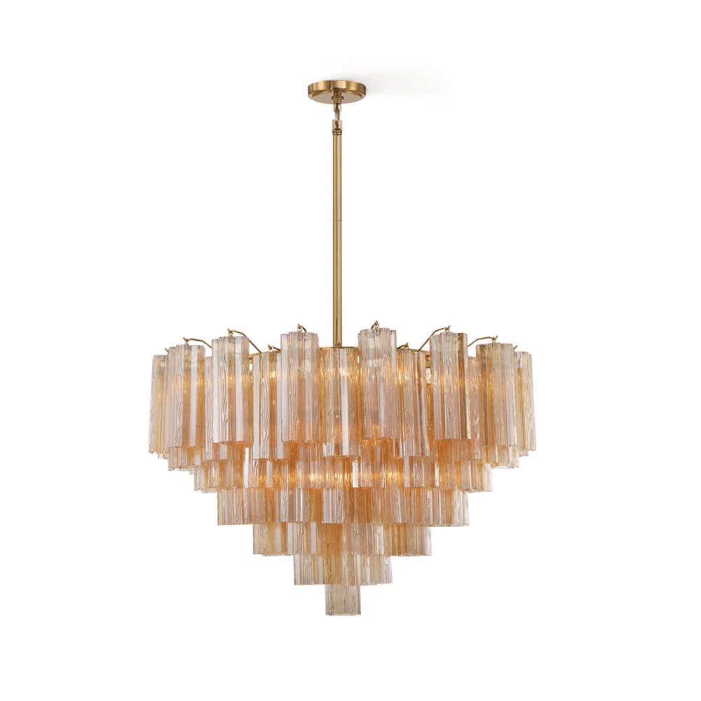 Bop candelabru Virella Tuburi din sticlă Murano Lux