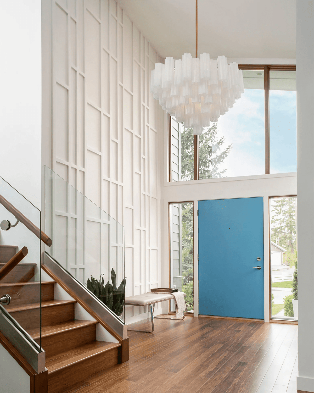 Bop candelabru Virella Tuburi din sticlă Murano Lux