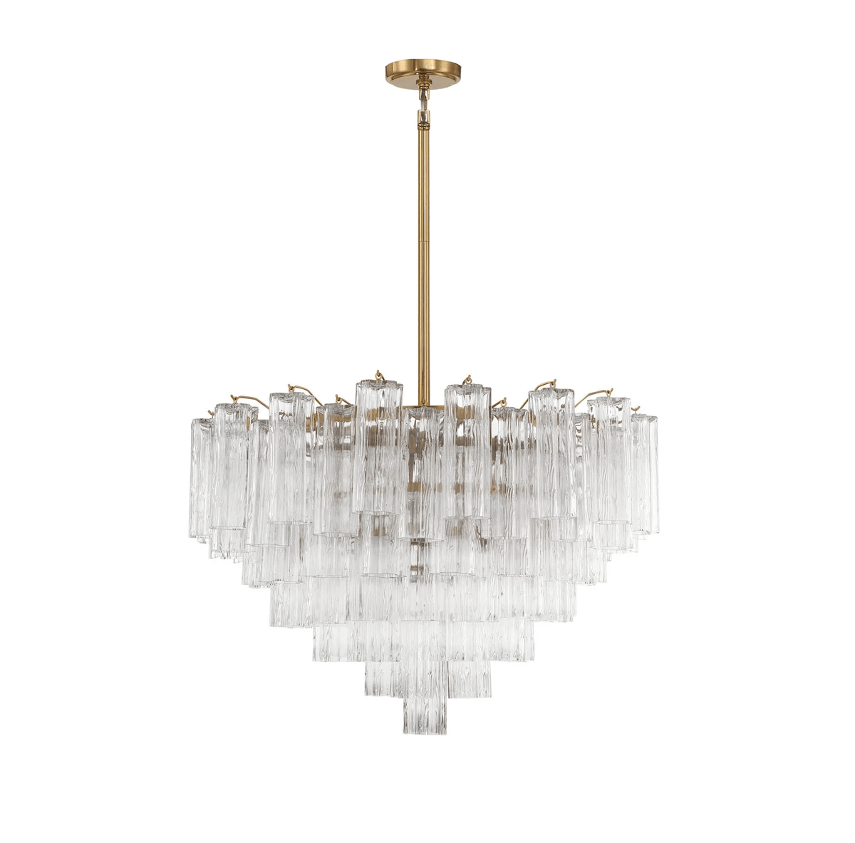 Bop candelabru Virella Tuburi din sticlă Murano Lux