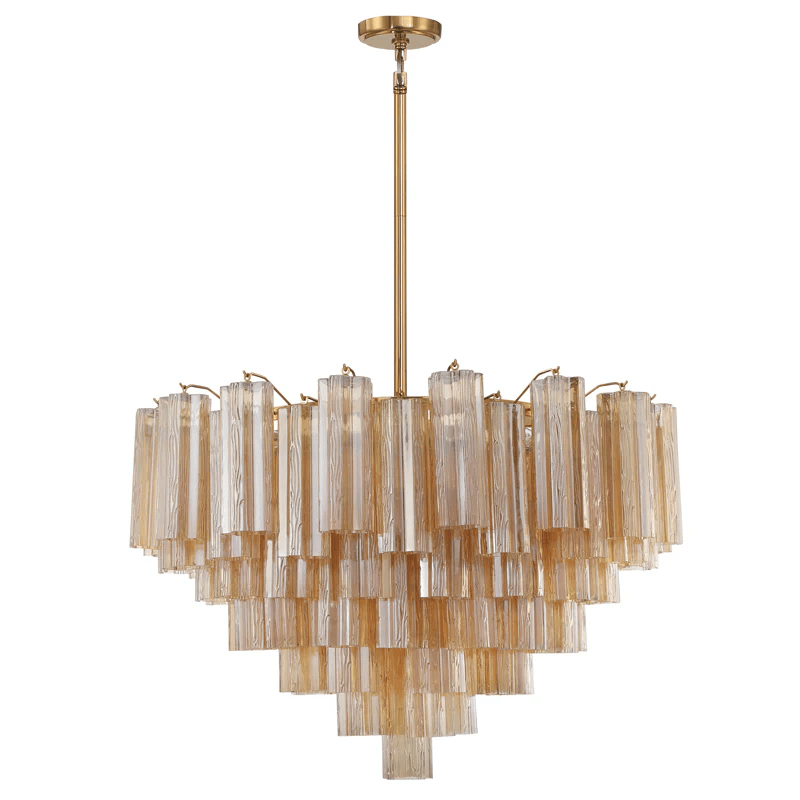 Bop candelabru Virella Tuburi din sticlă Murano Lux