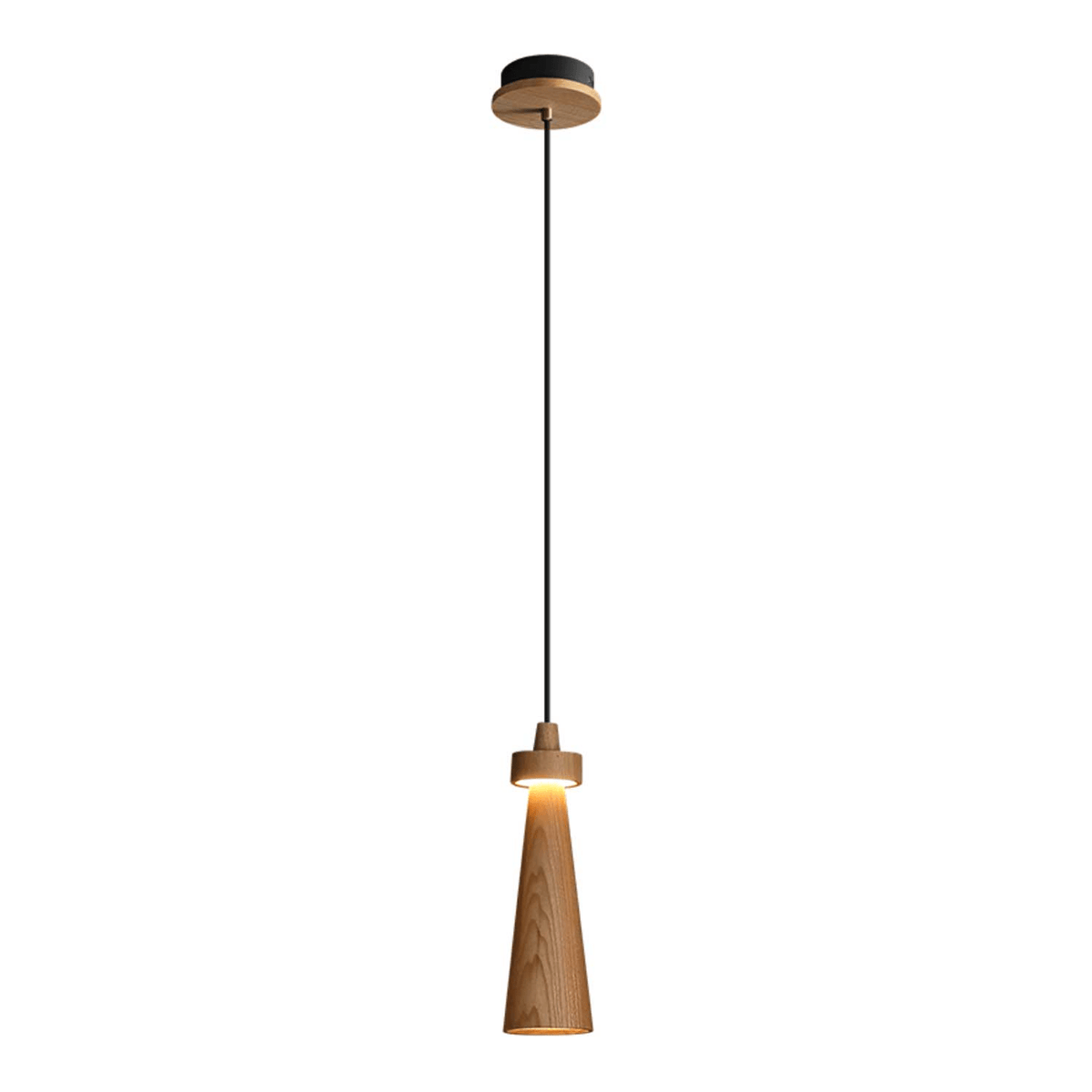 Tesno lampă suspendată minimalistă din lemn