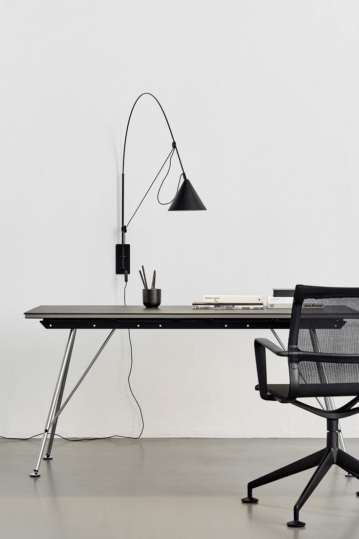 Noraette aplică de perete, minimalistă, arcuită, conică