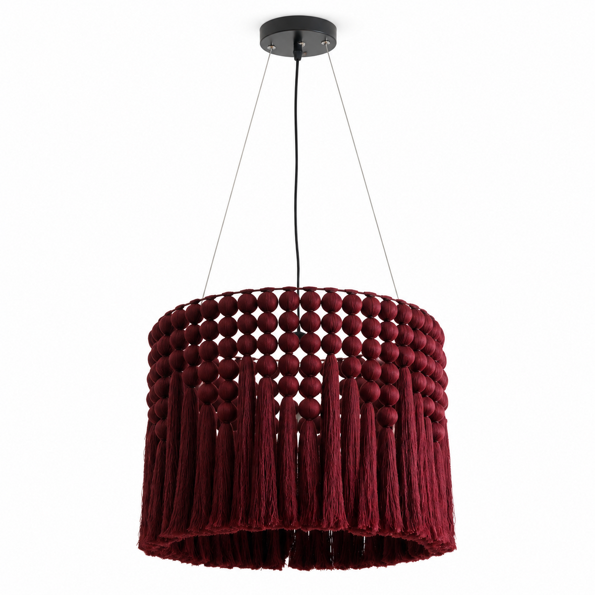 Verleigh lampă suspendată macrame tassel