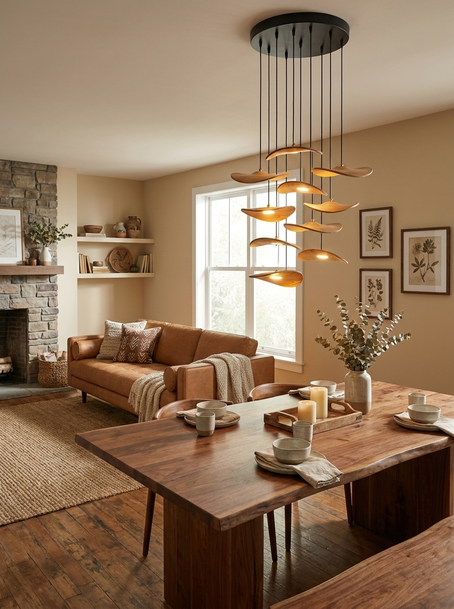 Lowenstone Candelabru cu palete din lemn
