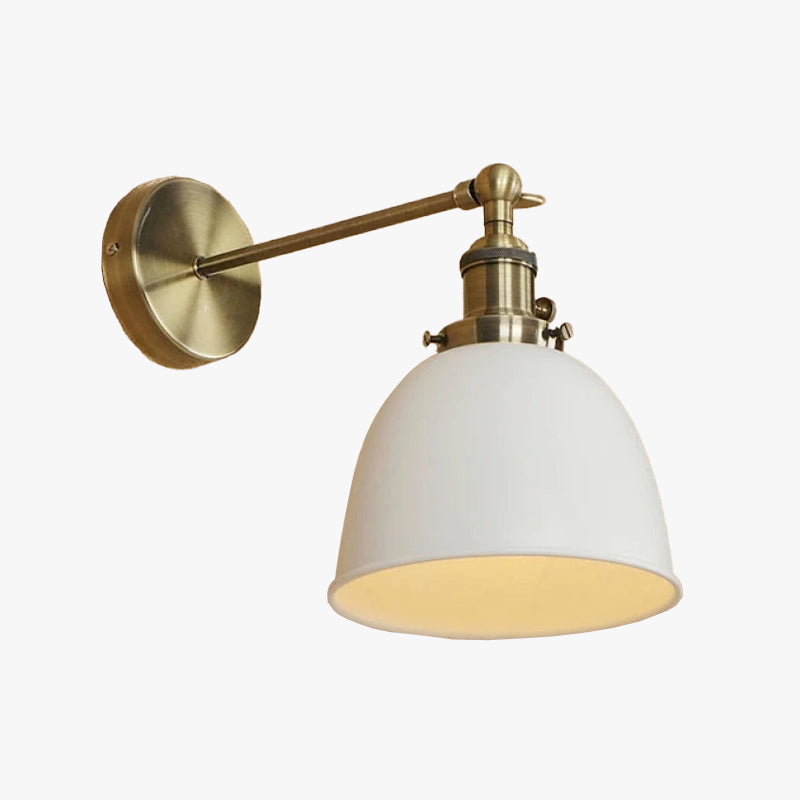 Epoch aplică de perete suspendată Retro/Vintage, metal/LED, negru/alb/Gri, dormitor