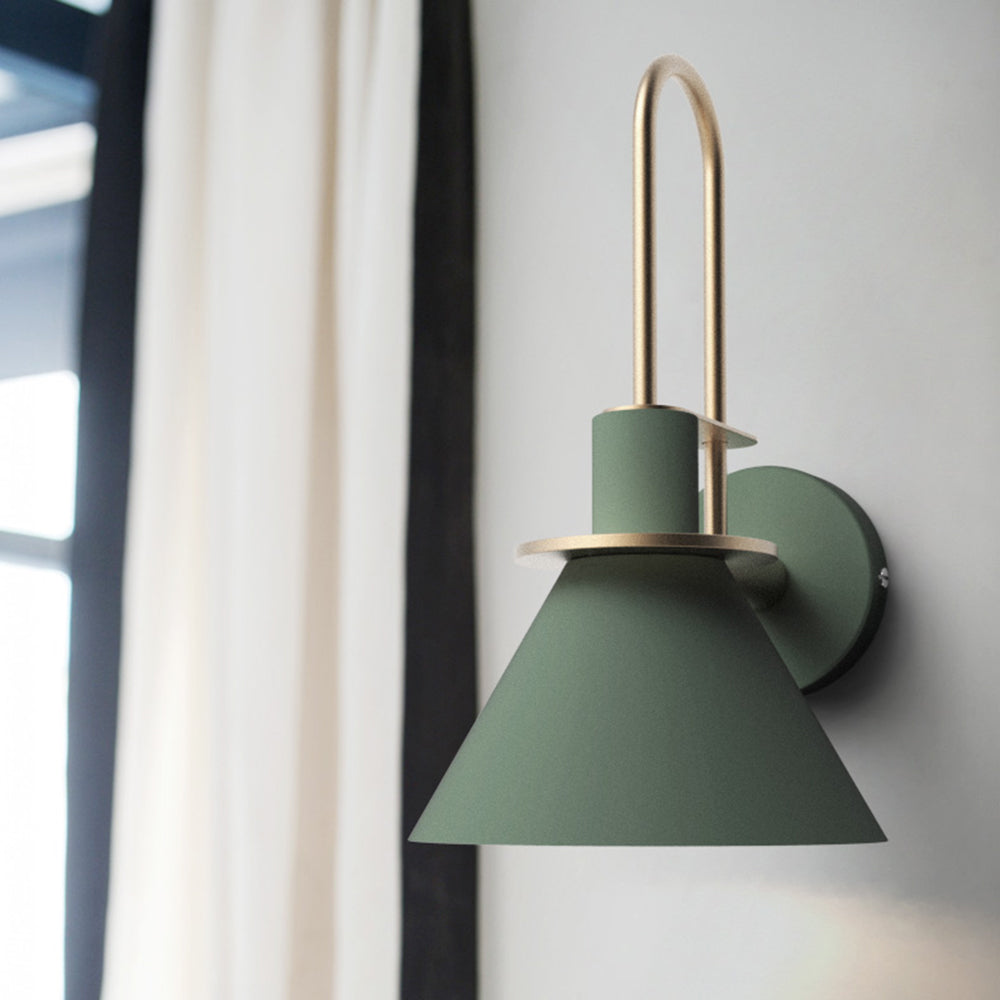 Valentina Vintage Horn formă metal aplică de perete pentru living/cameră de zi/baie, pentru dormitor