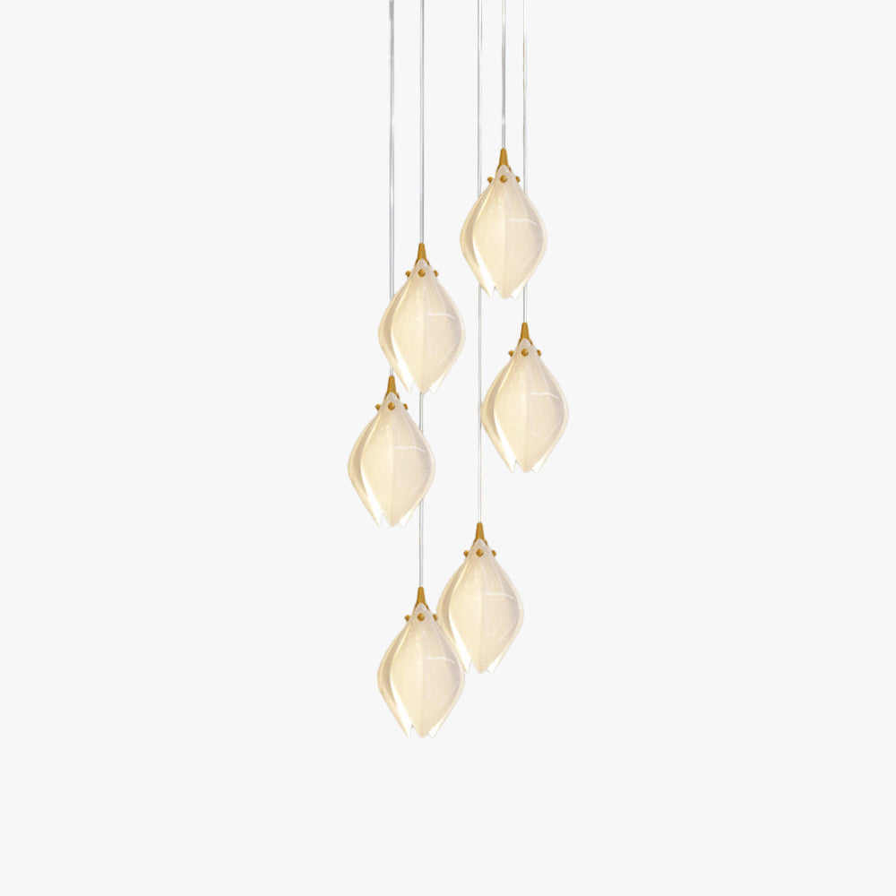 Olivia lampă suspendată din metal și ceramică, de lux, pentru living și dormitor