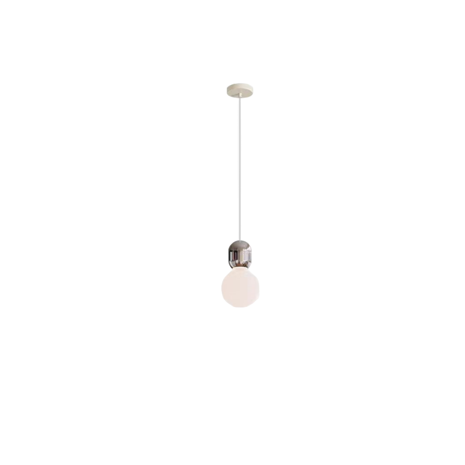 Valentina modern lampă suspendată minimalistă din sticlă/metal pentru Sufragerie