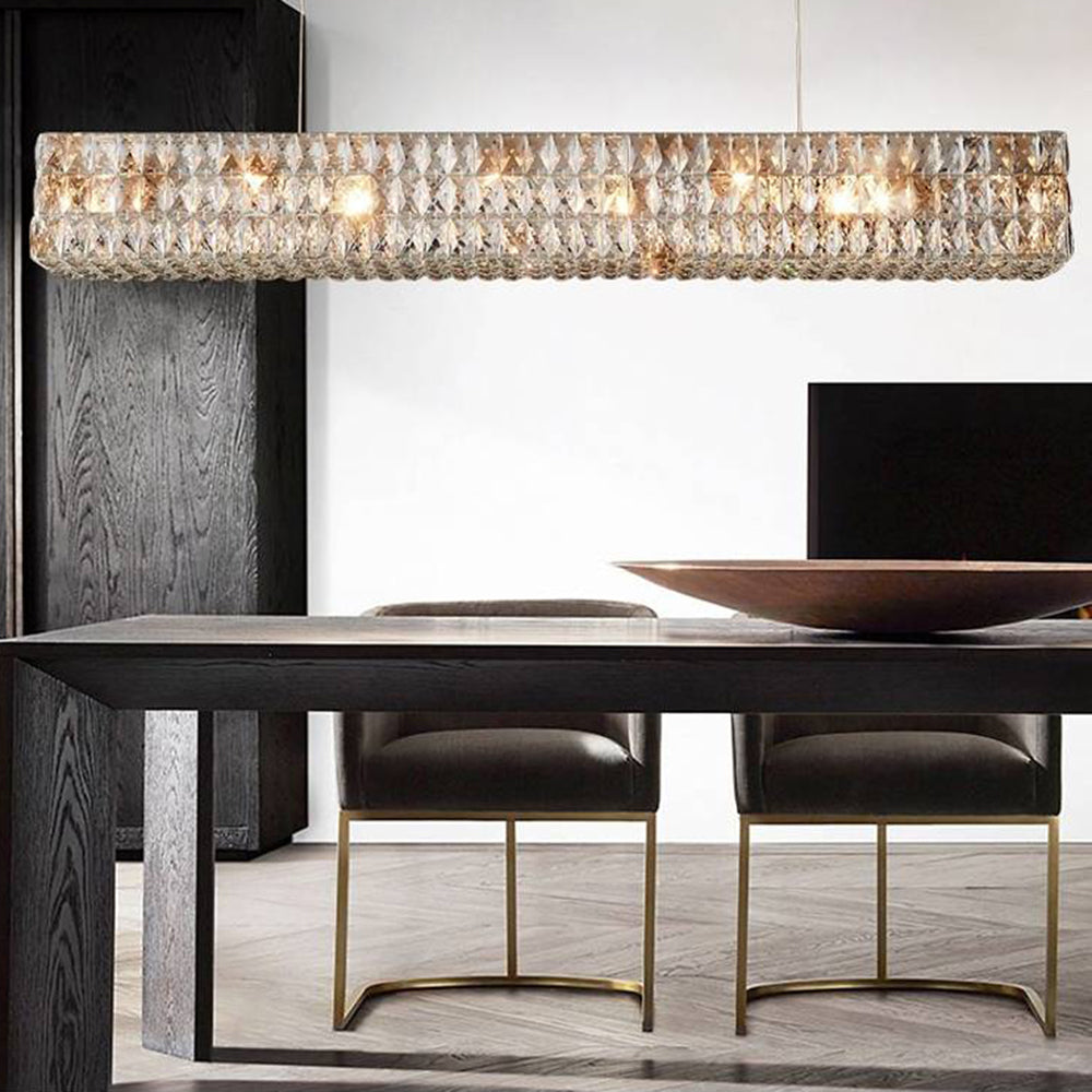 Kristy candelabru Lux cristal Rectangular, 2 Culoare