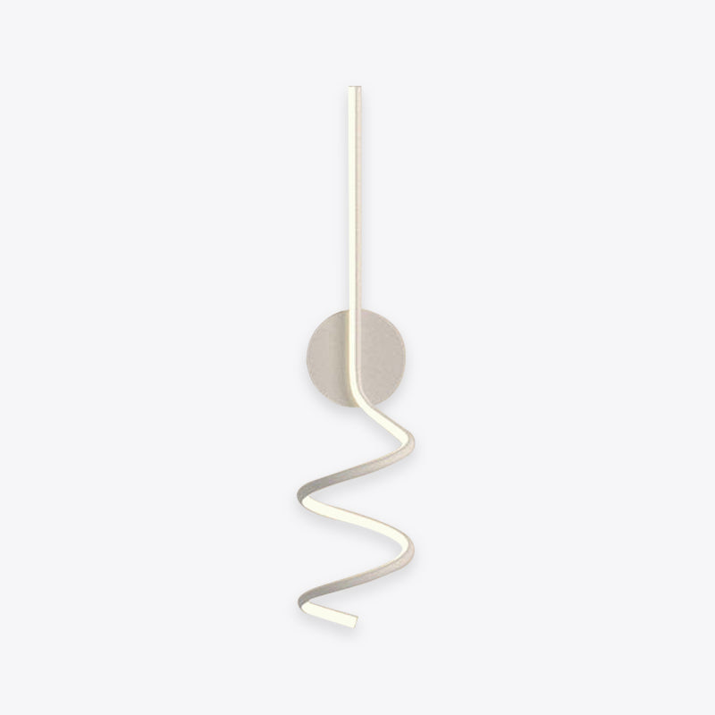 Arisha modern LED Art interior aplică de perete Spiral, negru & alb
