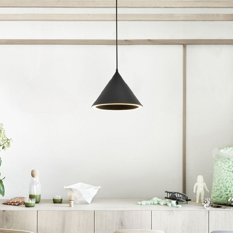 Aria Funnel-formă Colourful LED lampă suspendată