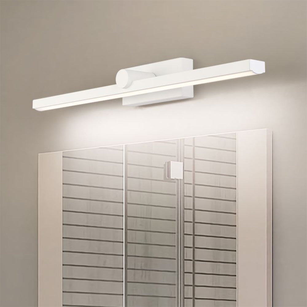 Arisha aplică de perete cu față din oglindă, frontal Nordic LinearMetal, alb